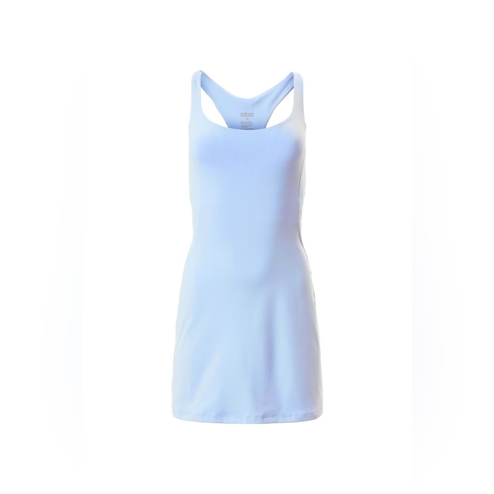 NWT girlfriend collective Paloma Dress - light blue XS